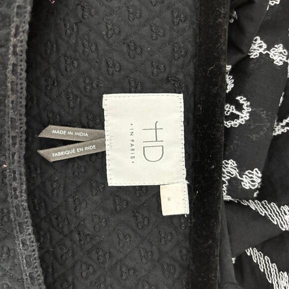 Anthropologie HD in Paris Savane Animal Embroidered Tank Top Medium Boho - Picture 5 of 5